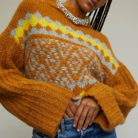 NWT Free People alpine pullover sweater - Picture 3 of 7